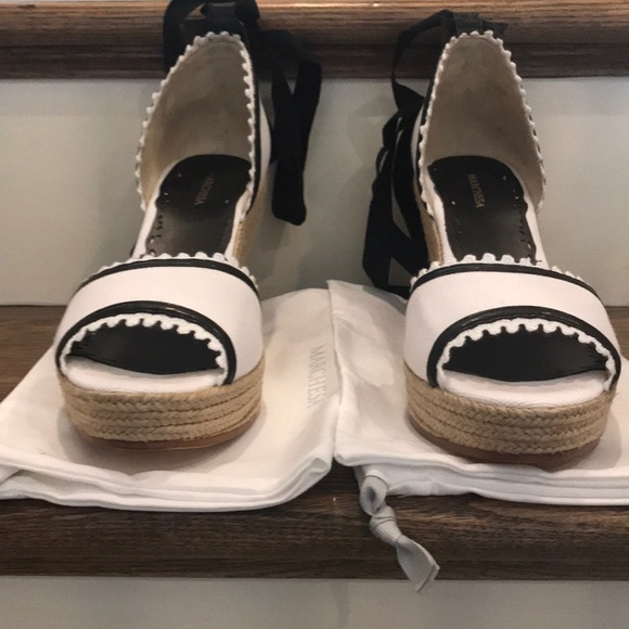 New Marchesa “Hallie” Platform Wedge Heel Espadrille - Picture 6 of 8